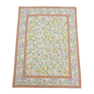 April Cornell Tablecloth Rectangular Floral Paisley Cotton Cottagecore 57x 110